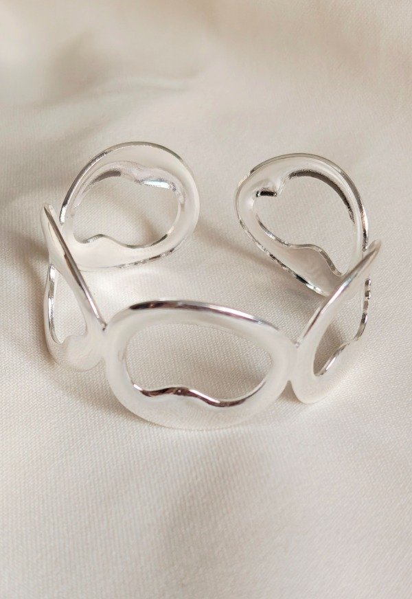 Producto - Brazalete acero blanco Corin