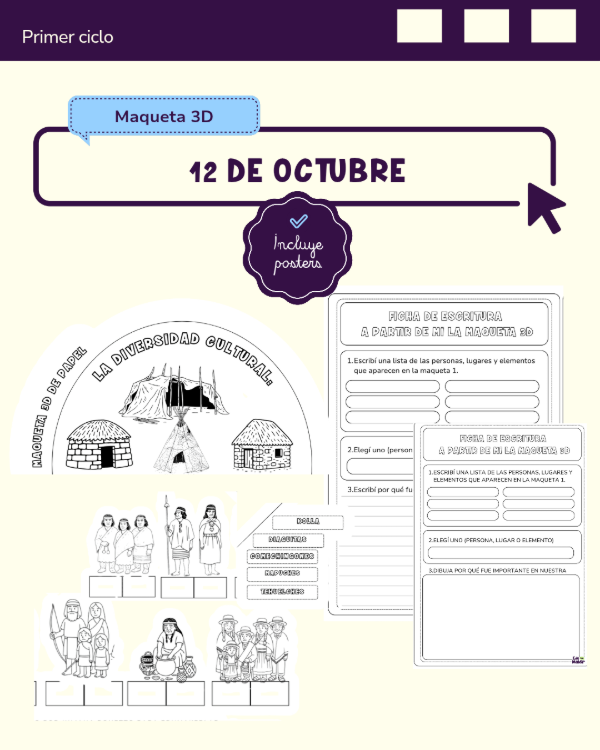 Producto - MAQUETA 3D: 12 DE OCTUBRE