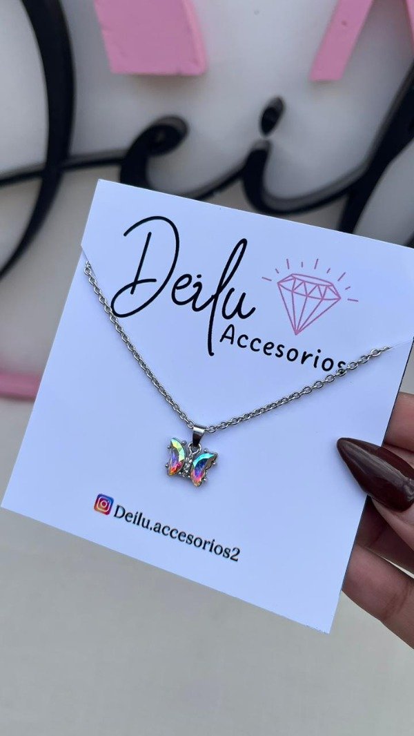 Producto - Collar Crystal Butterfly Mini