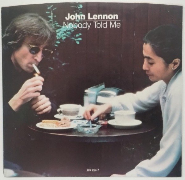 Producto - JOHN LENNON Yoko Ono Nobody Told Me Disco Simple 7 PS USA 1984