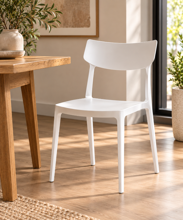 Producto - Silla plastica Roma blanca