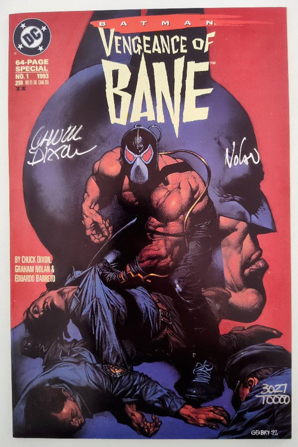 Producto - Batman: Vengeance of Bane (1993) - Firmado por Chuck Dixon y Graham Nolan