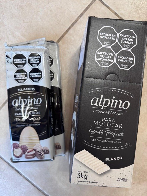 Producto - Chocolate Alpino lodiser BLANCO x 3 kg