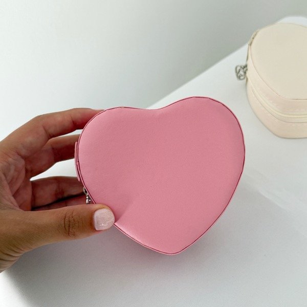 Producto - Alhajero corazon rosa