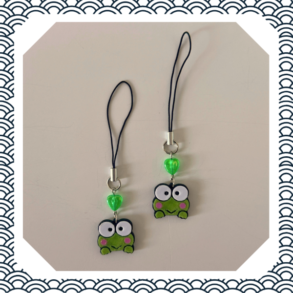 Producto - Charm Keroppi - Colgante kawaii Sanrio