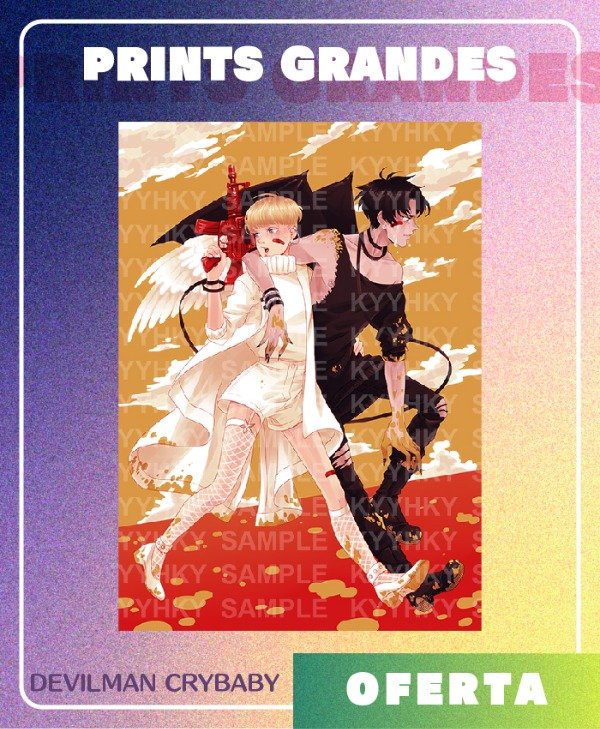 Producto - PRINT GRANDE - DEVILMAN CRYBABY (Oferta)