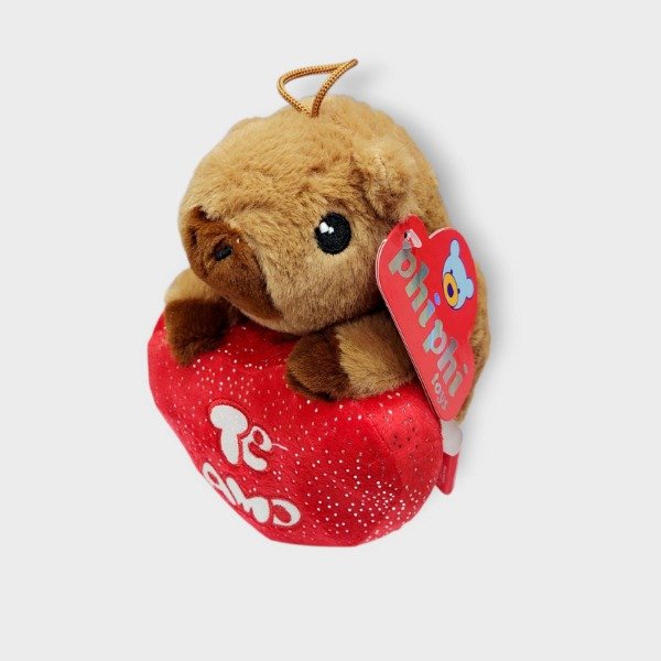 Producto - Capibara peluche corazon 16cm