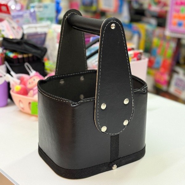 Producto - Canasta de Cuero con Manija 7011