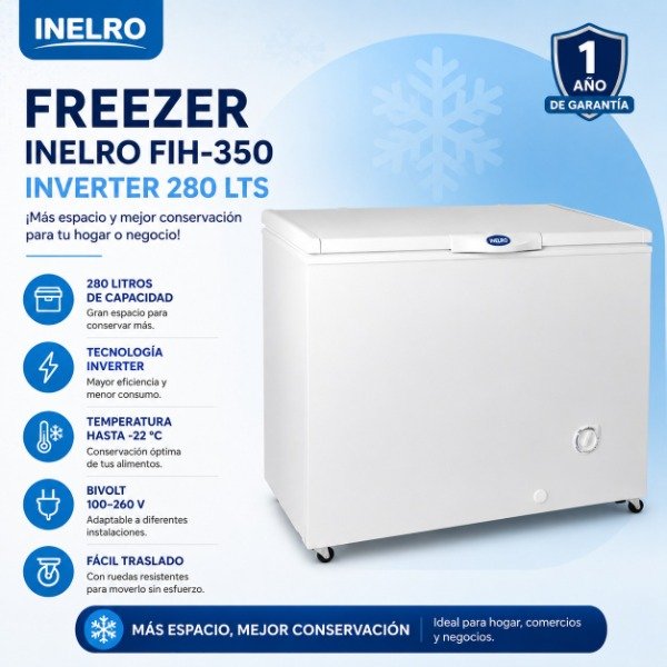 Producto - FREEZER INELRO FIH-350 INVERTER 280 LT