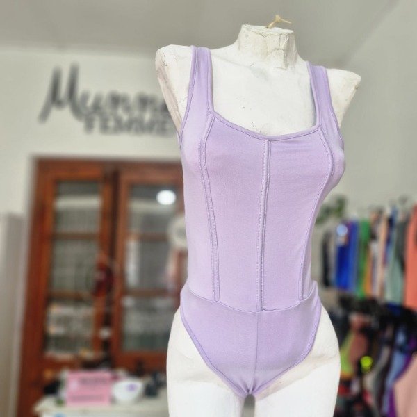 Producto - Body algodón lila