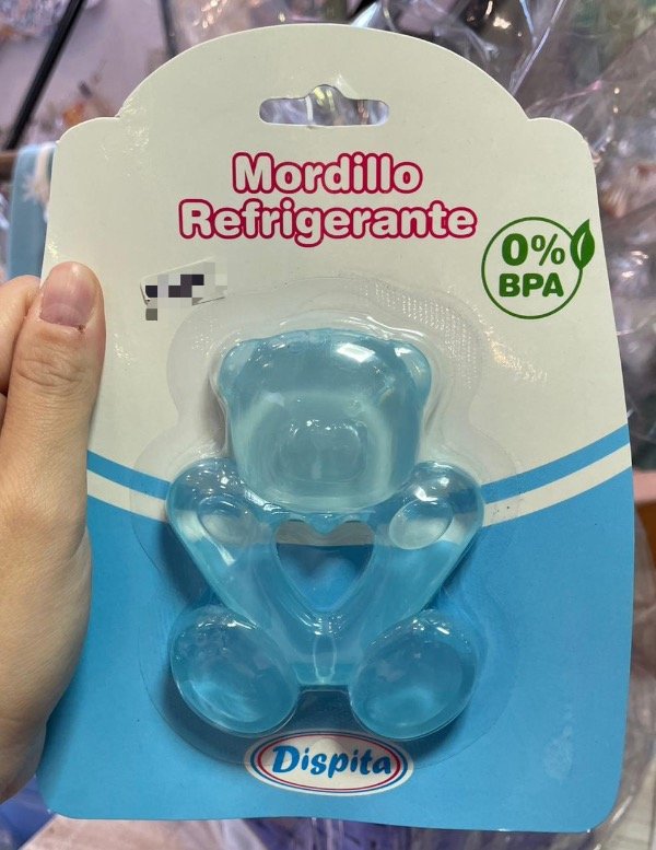 Producto - Mordillo refrigerante osito dispita +0 M celeste