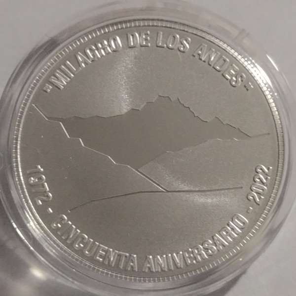 Producto - Uruguay 1000 pesos 2022 "Milagro de los Andes". 12.5 gramos plata 900 - 4