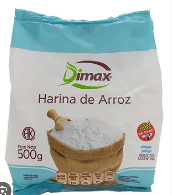 Producto - Harina de arroz DIMAX por 500 gr
