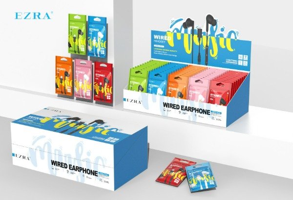 Producto - Auricular en Bolsa de Iphone M.Libres + Control de Volumen EP134.