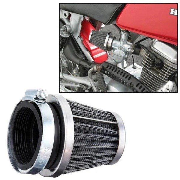 Producto - FILTRO DE AIRE CÓNICO 25 MM MOTO