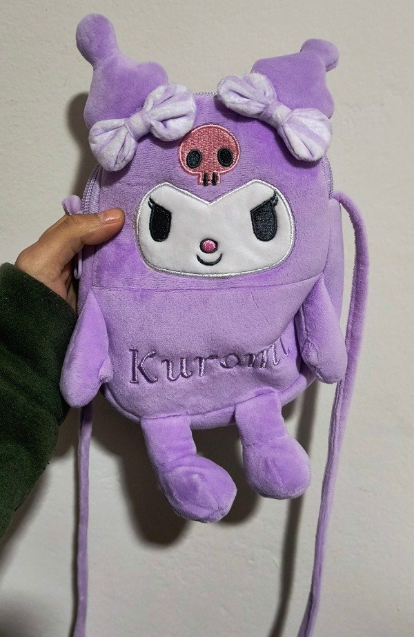 Producto - Cartera kuromi dos bolsillos