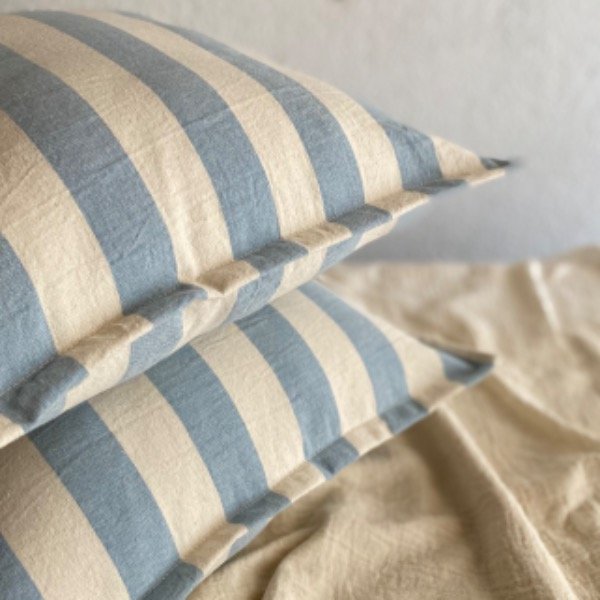 Producto - Almohadón 40x40 - rayas celeste