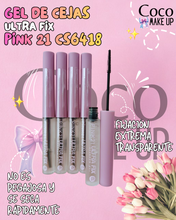 Producto - GEL DE CEJAS ULTRA FIX - PINK 21 - CS6418