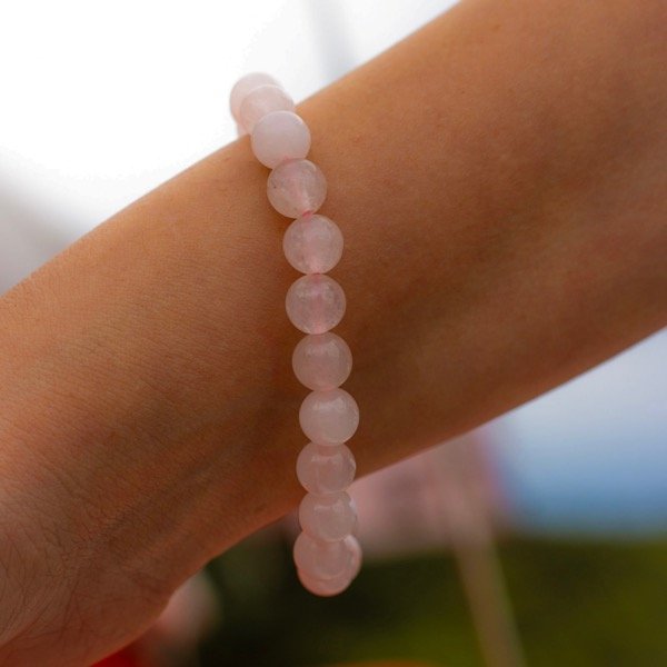 Producto - Pulsera Amor de Cuarzo Rosa - 1