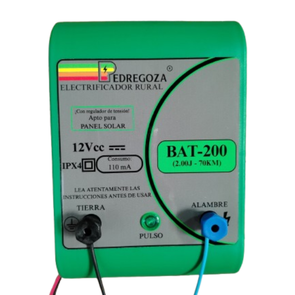 Producto - ELECTRIFICADOR RURAL 12V 70KM (2 JOULES)