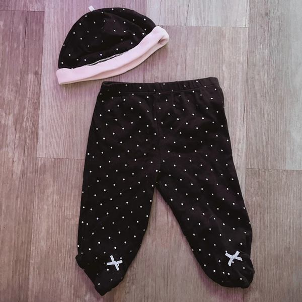 Producto - Ranita Lunares + Gorrito 6M