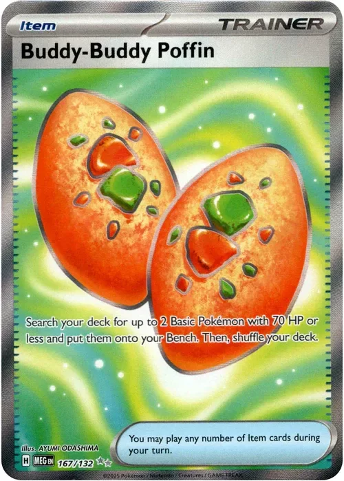 Producto - Buddy-Buddy Poffin - 167/132 - Mega Evolution - Holo