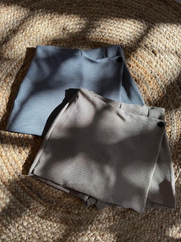 Producto - SKORT CRUZADO BOTON "SASTRERO CUADRILLE" (Art.320S) (SALE)