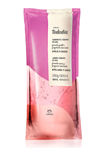 Producto - Repuesto Jabón Líquido Corporal Tododia Avellana y Casis 300 ml