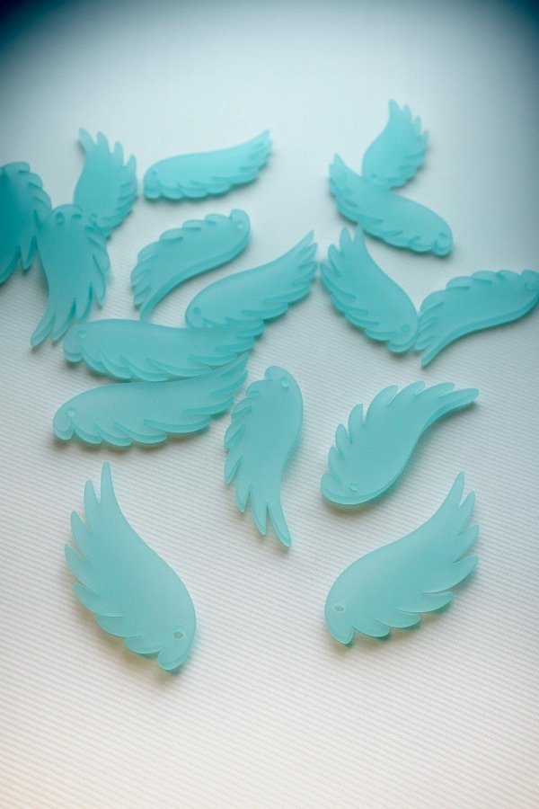 Producto - Etiquetas - Dijes Acrílico Color y Glitter - 9