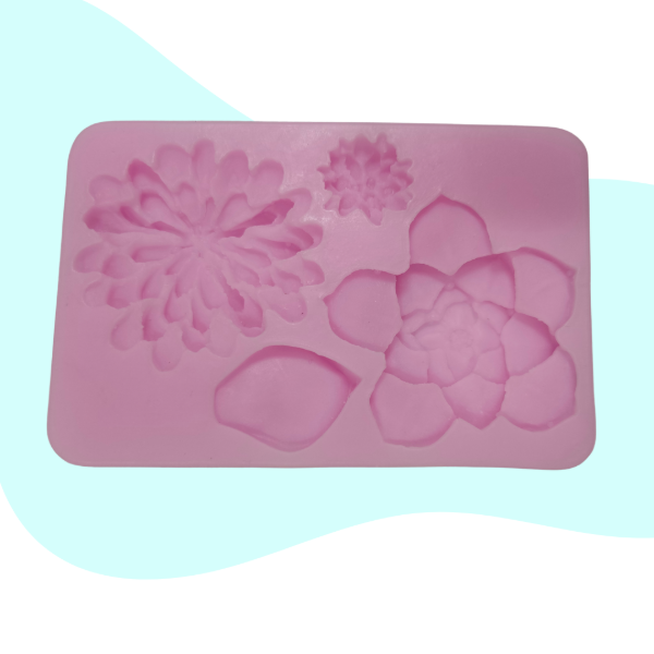 Producto - Molde Flor Suculenta Grande - 1