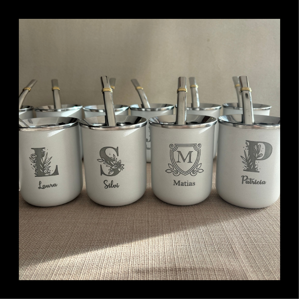 Producto - Mates Acero + Bombilla
