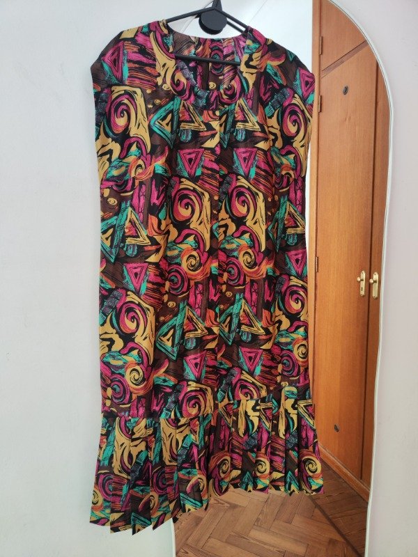 Vestido super colorido