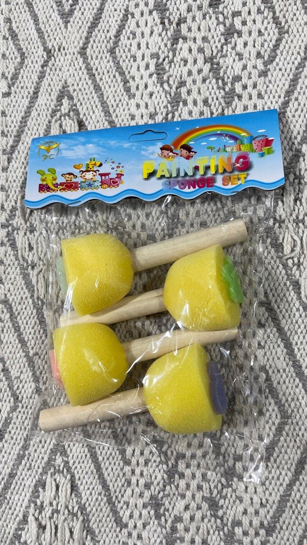 Producto - Set x4 mini esponja con sellos
