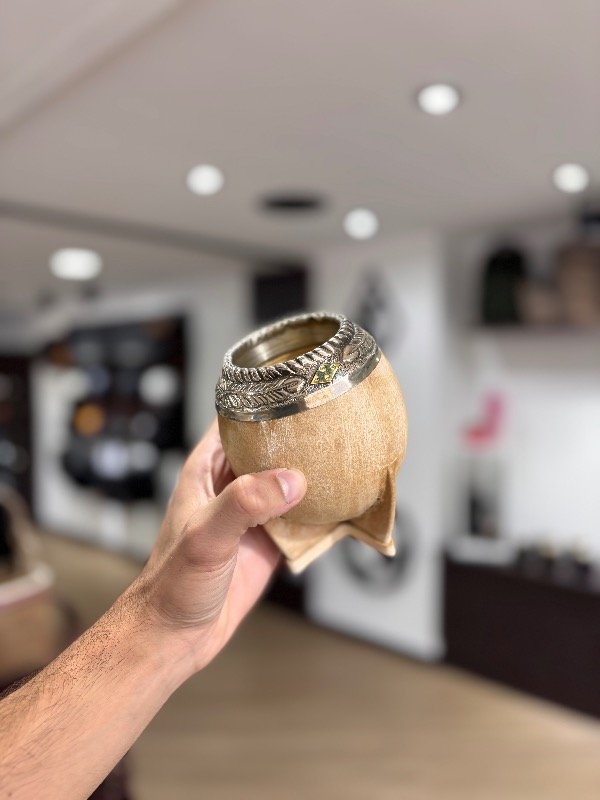 Producto - TORPEDO URUGUAYO EXCLUSIVO CUERO CRUDO VIROLA DE ALPACA CON APLIQUES - 4