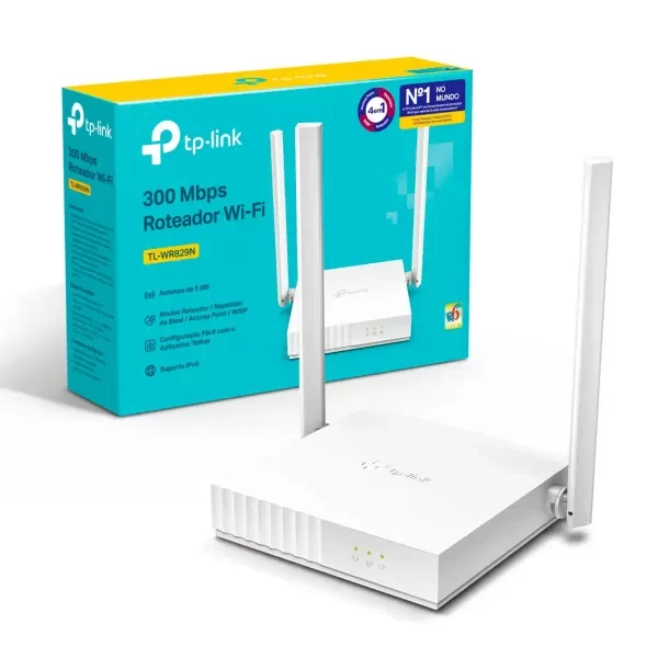 Producto - Router TP-LINK TL-WR829N Multimodo 300 Mbps 2 Antenas
