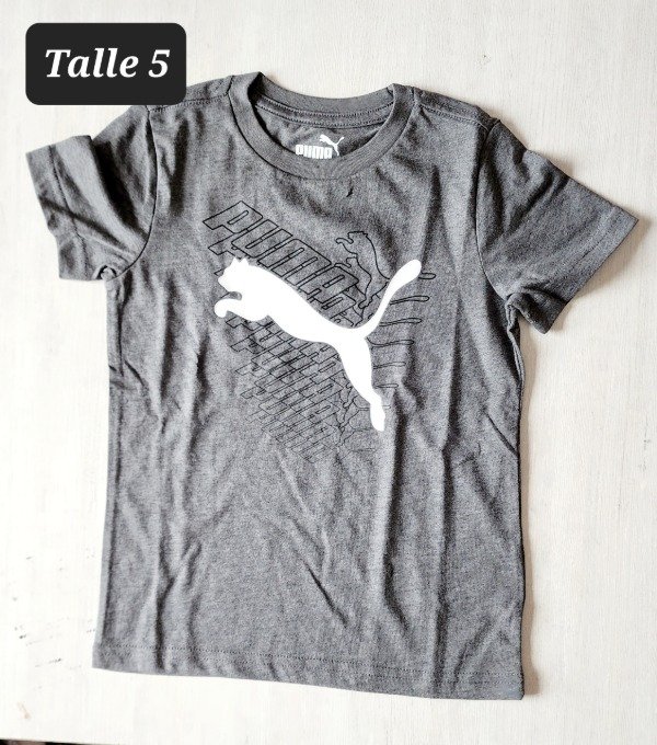 Producto - Remera manga corta puma talle 5 deportiva