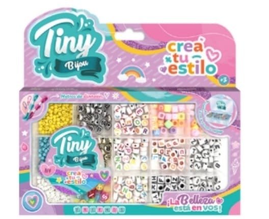 Producto - SET DE BIJOUTERIE CON CAJA PLASTICA PARA GUARDAR