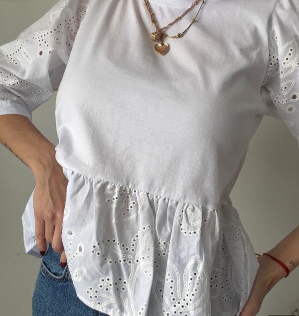 Producto - Blusa Broderie Peonias - 4