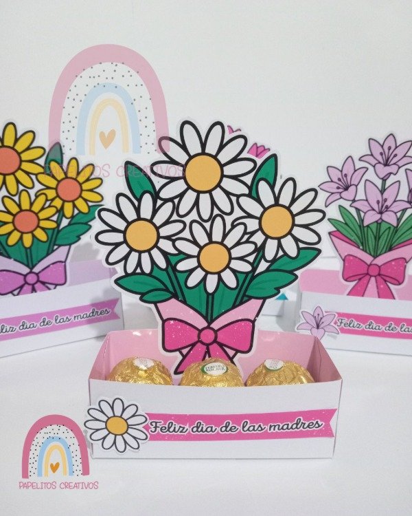 Producto - Kit imprimible porta bombones  4 diseños