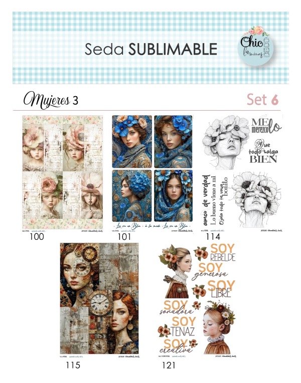 Producto - SET 6 x 5 SST - Mujeres III