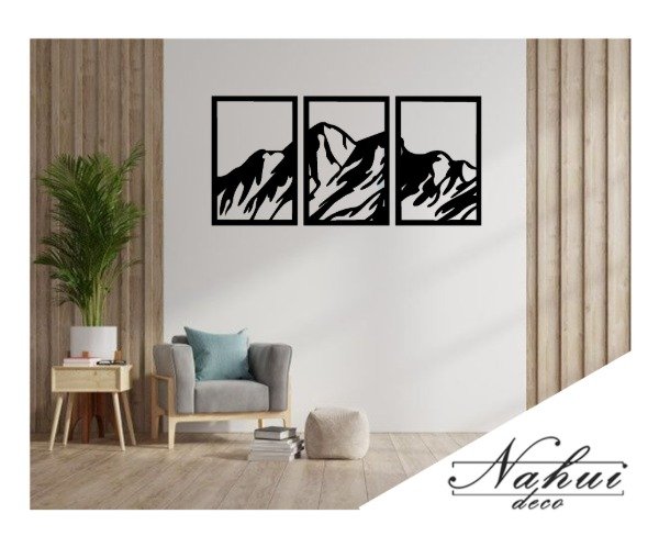 Producto - Cuadro Calado  MONTAÑAS (mxl 019)