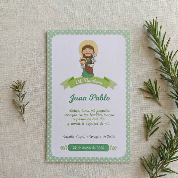 Producto - Diseño de Estampitas - Modelo San José