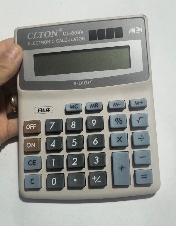 Producto - Calculadora 8 dígitos clton gris