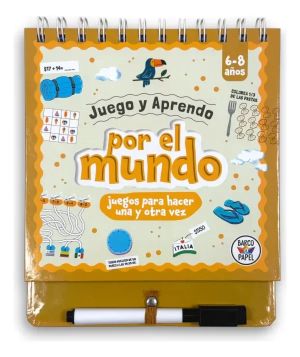 Producto - JUEGO Y APRENDO / POR EL MUNDO / BARCO DE PAPEL