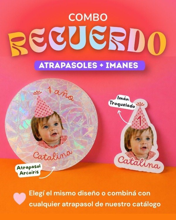 Producto - COMBO RECUERDO / ATRAPASOL + IMÁN