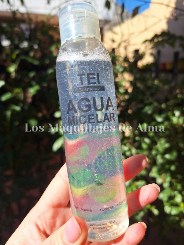 Producto - Agua Micelar Tei Desmaquillante con extracto de Aloe Vera