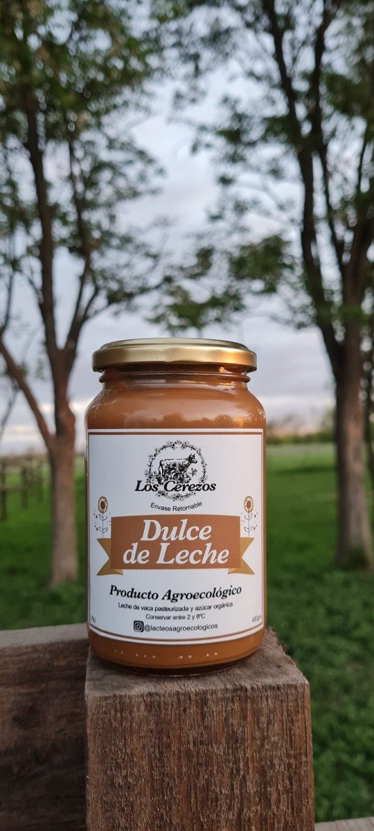 Producto - Dulce de leche agroecologico Los Cerezos 450gr