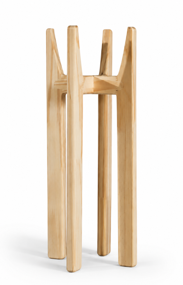 Producto - Portamaceta de madera - Pié Nórdico de pino