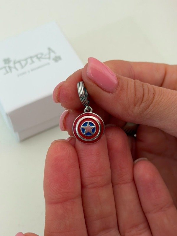 Producto - Charm escudo capitán américa - 0