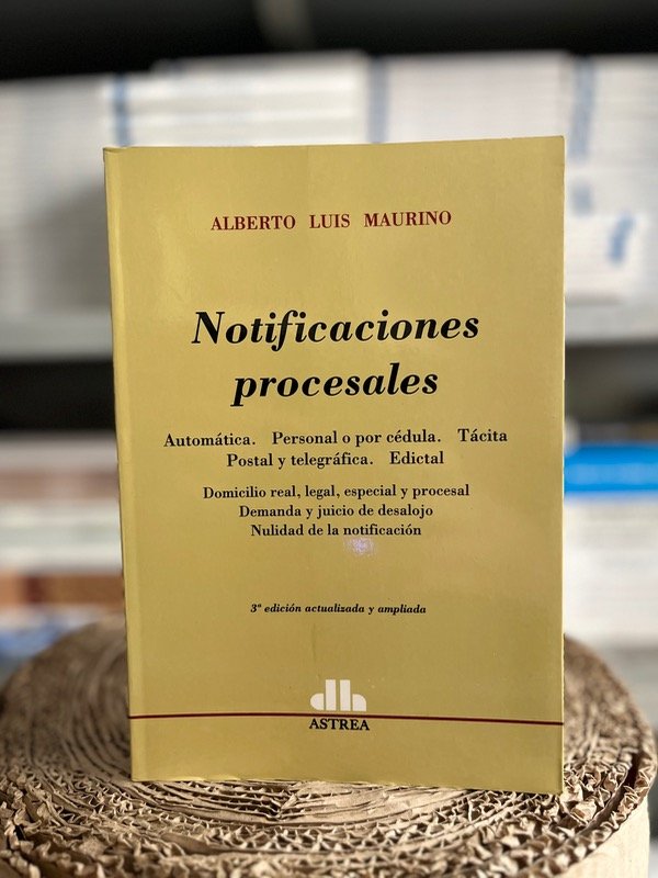 Producto - Notificaciones procesales